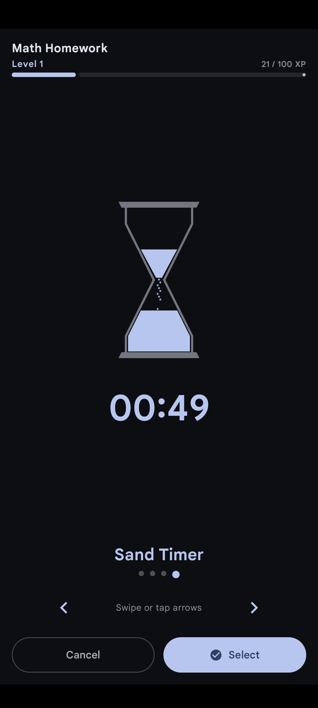 Progressive Pomo — standby mode