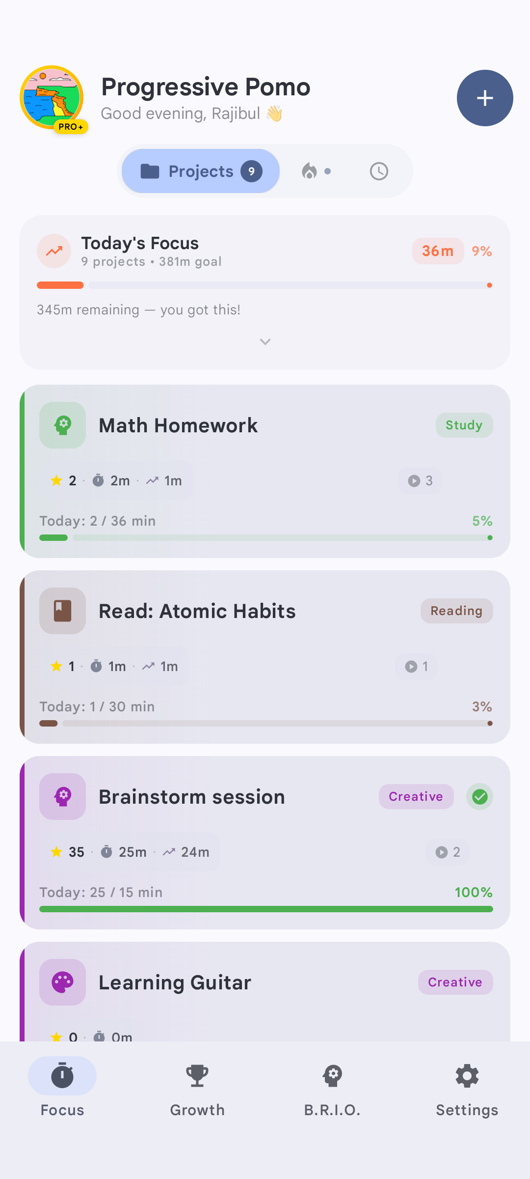Progressive Pomo — subscription plans