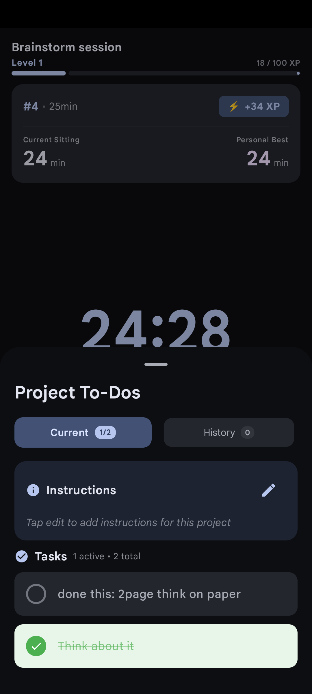 Progressive Pomo — project tracking