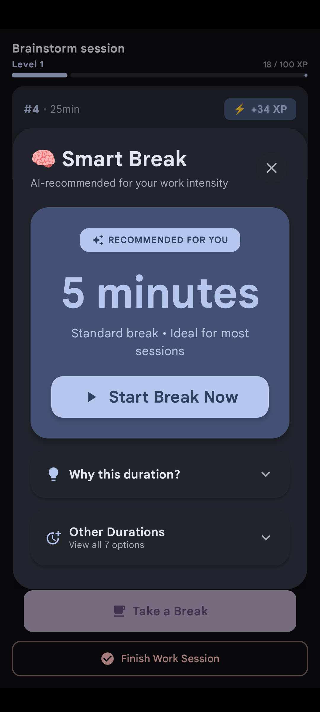 Progressive Pomo — in-session todos